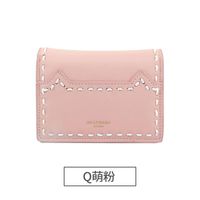 Simple Stitching Threaded Ultra-thin Two Fold Wallet Nhni144167 sku image 3