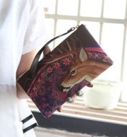 Koreanische Version Der Niedlichen Graffiti Pu Leder Handy Tasche Große Kapazität Reiß Verschluss Clutch Handtasche Lange Damen Brieftasche sku image 1