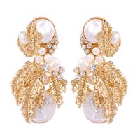 Sleek Minimalist Beads And Rhinestone Earrings Nhmd144422 main image 6