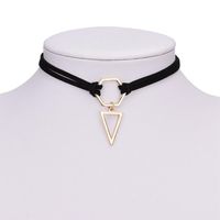 Simple Geometric Triangle Pendant Necklace Nhbq144462 main image 5