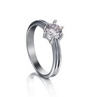 Heißer Stil Koreanischer Ehering Klassischer Zirkon Ring Mit Sechs Krallen Frauen Schmuck Großhandel main image 1