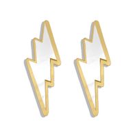 New Fashion Simple Lightning Alloy Earrings Nhjq144679 main image 6