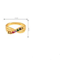 Stylish Copper Inlay Zircon Color Ring Nhas144835 main image 5