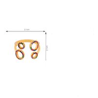 New Copper Inlaid Zircon Rainbow Ring Nhas144836 main image 5