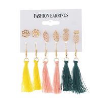 Womens Leaf Plating Alloy Earrings Nhbq144528 sku image 1