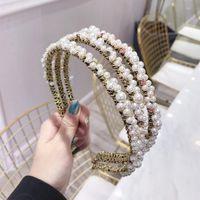 Simple And Small Scented Beads Winding Hot-skinned Fine-brimmed Headband Nhsm139211 main image 4
