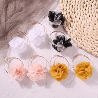 Fashion Simple Three-dimensional Flower Bud Earrings Nhmd139231 main image 3