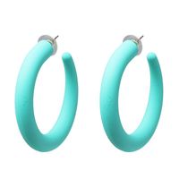 Fashion C Shape Artificial Gemstones Earrings Ear Studs main image 10