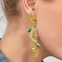 Fashion Rhinestone Gemstone Series Earrings Nhjq139298 main image 2