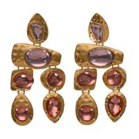 Fashion Rhinestone Gemstone Series Earrings Nhjq139298 main image 8