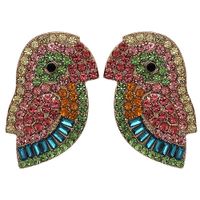 Européen Et Américain Haute Profil De Mode Diamant Gemme Cristal Série Boucles D'oreilles Animaux Fruits Des Plantes Strass Boucles D'oreilles Des Femmes main image 6