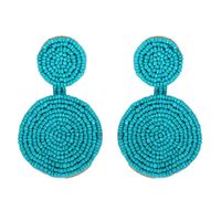Womens Round Rice Beads Earrings Nhjq139238 sku image 3