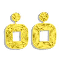 Aretes De Perlas Geométricas De Arroz Para Mujer Nhjq139263 sku image 2
