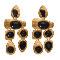 Européen Et Américain Haute Profil De Mode Diamant Gemme Cristal Série Boucles D'oreilles Animaux Fruits Des Plantes Strass Boucles D'oreilles Des Femmes sku image 5