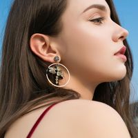 Womens Geometry Electroplating Alloy Earrings Nhll144855 main image 3