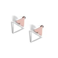 Womens Triangle Plating Alloy Earrings Nhll144872 main image 1