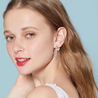 Sleek Minimalist Bow Circle Earrings Nhll144908 main image 5