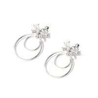 Sleek Minimalist Bow Circle Earrings Nhll144908 main image 6