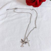 Womens Cross Painted Alloy Necklaces Nhyq145026 main image 4