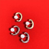 European And American Style Curved Metal Earrings Nhyq145036 main image 6