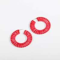 Round Polygonal Braided Alloy Earrings Nhll145094 main image 11