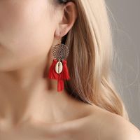 New Dream Catcher Shell Tassel Earrings Nhdp145114 main image 5