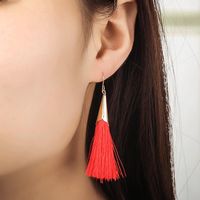 Fashion Multi-color Long Tassel Earrings Nhdp145120 main image 6