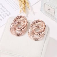 New Circle Twisted Alloy Earrings Nhdp145136 main image 5