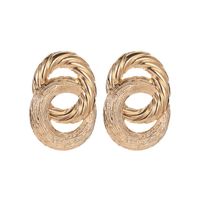 New Circle Twisted Alloy Earrings Nhdp145136 main image 6
