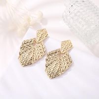 Vintage Fashion Metal Wheat Pattern Earrings Nhdp145150 main image 4