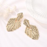 Vintage Fashion Metal Wheat Pattern Earrings Nhdp145150 main image 5