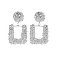 Fashion Geometric Metal Square Earrings Nhdp145157 main image 6