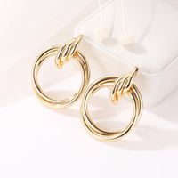 Fashion Circle Knotted Antique Stud Earrings Nhdp145203 main image 5