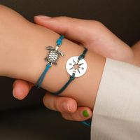 New Retro Rope Turtle Compass Bracelet Anklet Nhdp145300 main image 1