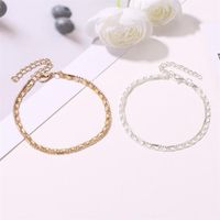 Fashion Bamboo Double-layered Rice Chain Anklet Nhdp145302 main image 3