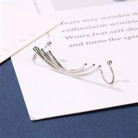 Simple Ear Cuff Metal Curved Clip Earrings Nhdp145338 main image 5