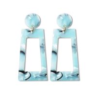 Elegantes Aretes Rectangulares De Acetato Coloridos Nhdp145107 sku image 4