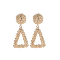 Fashion Openwork Frosted Triangle Earrings Nhdp145141 sku image 1