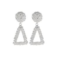 Fashion Openwork Frosted Triangle Earrings Nhdp145141 sku image 2