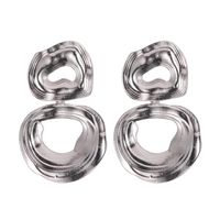 Européen Et Américain De Mode Boucles D'oreilles En Métal Haute Profil Rétro Irrégulière Motif Boucles D'oreilles Source Usine Accessoires D'une Seule Pièce Dropshipping sku image 2