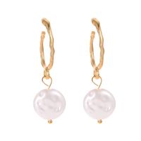 Simple Beads Alloy Round Earrings Nhdp145259 sku image 1
