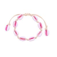 New Colored Shell Hemp Rope Woven Bracelet Nhdp145295 sku image 1