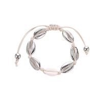 New Fashion Braided Hand Rope Shell Alloy Bracelet Nhdp145298 sku image 4
