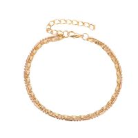 Fashion Bamboo Double-layered Rice Chain Anklet Nhdp145302 sku image 1