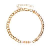 New Double Chain Beaded Anklet Nhdp145305 sku image 1