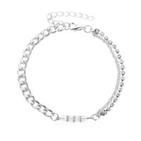 New Double Chain Beaded Anklet Nhdp145305 sku image 2
