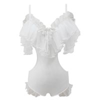 Traje De Baño De Vacaciones De Aguas Termales De Cubierta Conservadora Sexy Nhxw145485 sku image 3