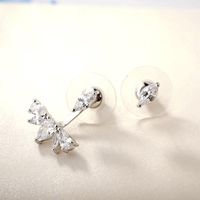 Stylish And Delicate Micro-set Aaa Zircon Asymmetric Earrings Nhlj145679 main image 6