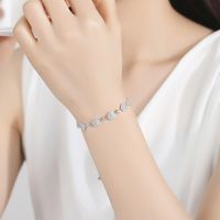 Fashion Simple Chain Round Pull Bracelet Nhtm145758 main image 3
