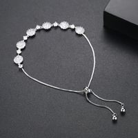 Fashion Simple Chain Round Pull Bracelet Nhtm145758 main image 5